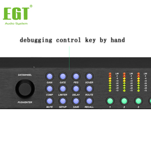 EGT digital 4 entradas 8 salidas sistema de sonido profesional audio Software procesador 48K DSP pa gestión de altavoces - Product Image 3