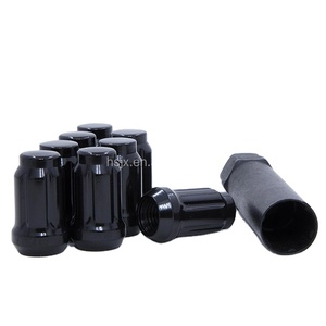20 + 1 hộp đóng gói màu đen 6-spline 12x1.5 Lug Nuts/với xử lý nhiệt CRV ổ cắm chính - Product Image 1