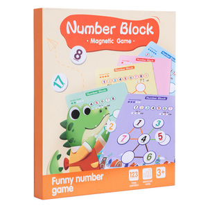 Çocuk erken eğitim matematik öğrenme kitabı ahşap numarası blok oyuncak mantıksal düşünme eğitim çocuklar eğitim ahşap oyuncak - Product Image 1