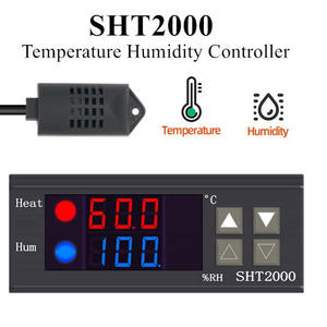 Controlador de temperatura SHT2000 pantalla digital electrónica controlador de temperatura del microordenador 110-230V/AC - Product Image 5