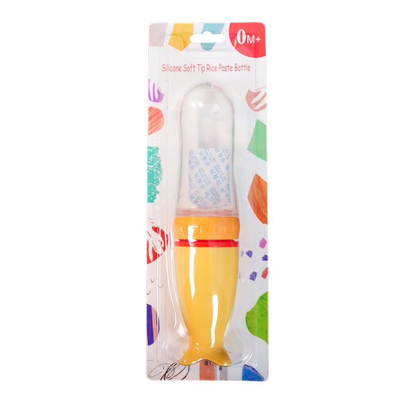 English-soft headed rice porridge spoon-yellow