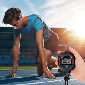 Timer cronometro sportivo digitale elettronico multifunzione ampio Display con data ora e funzione di allarme adatto per lo Sport - Product Image 5