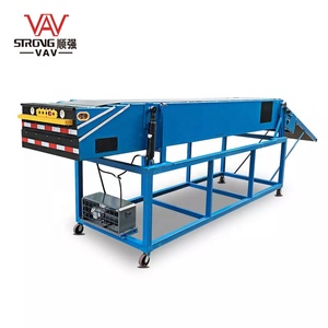 Cinta transportadora telescópica extensible usada para cargar contenedores de camiones, equipo de descarga - Product Image 3