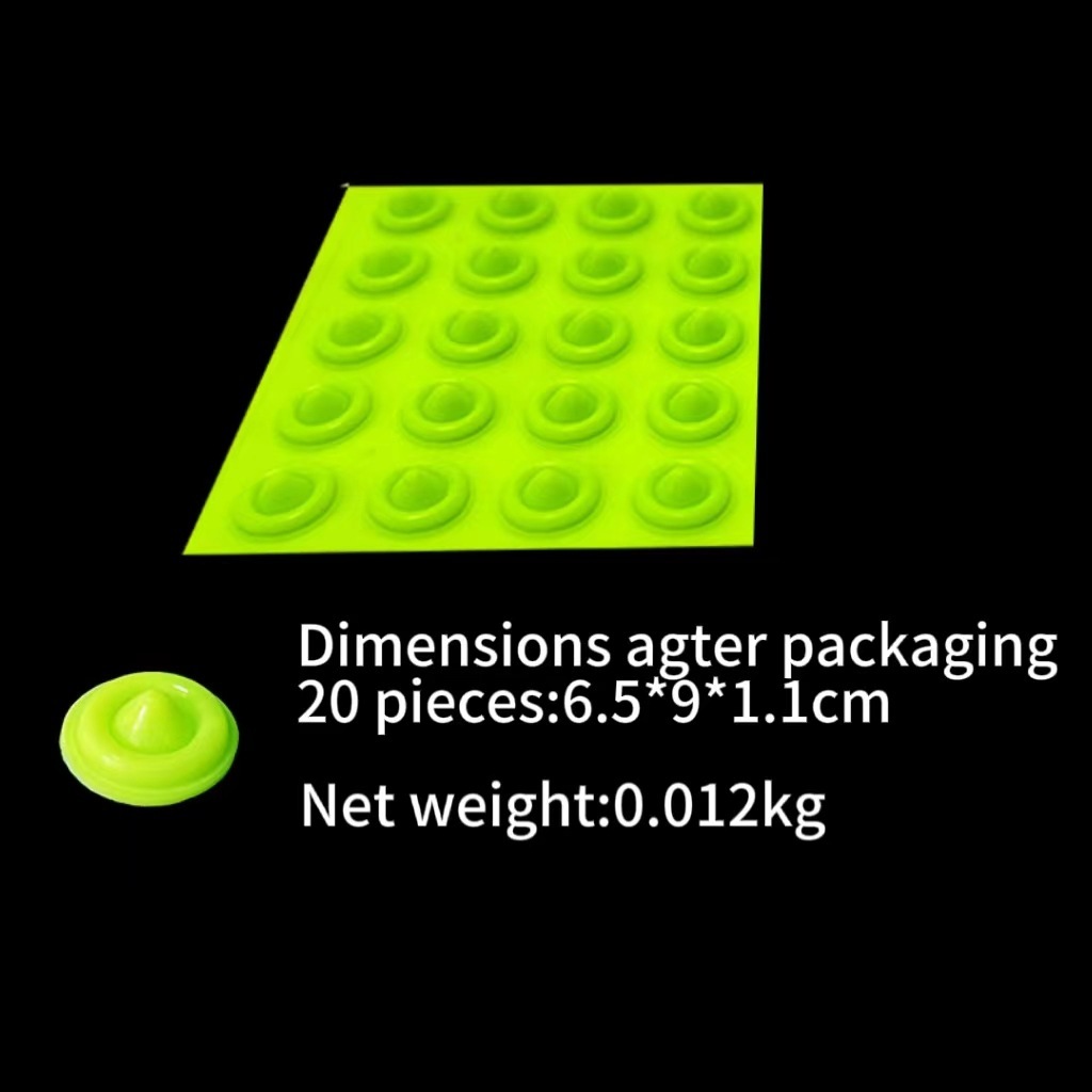 Grass green granules, 20 per sheet