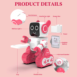 Simpatici giocattoli Robot rosa Smart telecomandati per la programmazione intelligente giocattoli robotici con canto e danza Robot giocattolo per bambini - Product Image 5