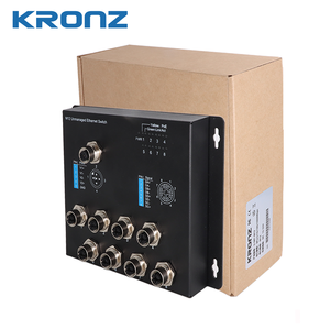 KRONZ M12 Series 8-Port Gigabit Unmanaged <strong>Switch</strong> Wide Voltage 12V-57V Metal Shell X-code M12 Industrial Ethernet <strong>Switches</strong> New - Product Image 6