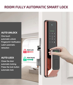 Fernbedienung Intelligentes Schloss Ttlock Tuya App Finger abdruck Numerischer Code Tuya Wifi Smart Türschloss mit Tür betrachter - Product Image 4