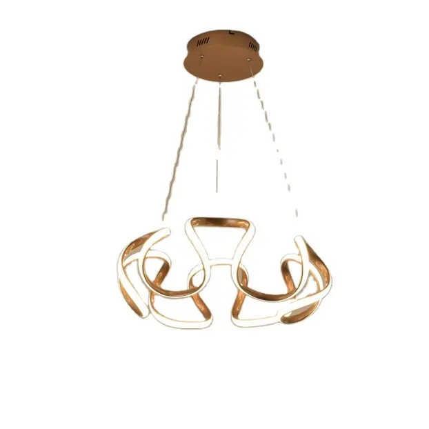 Aluminum Acrylic Irregular Surround Type Pendant Light Decorative Hanging Lamp