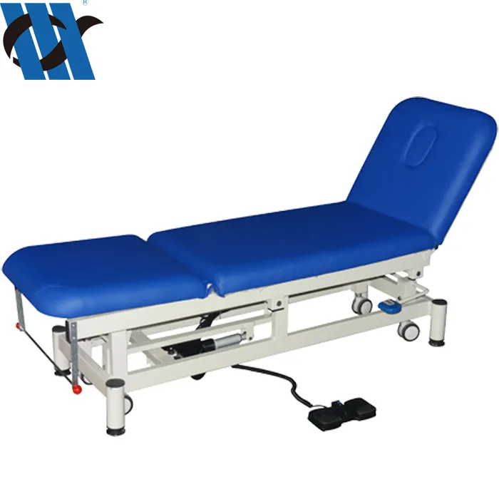 YC-C106(I) อุปกรณ์โรงพยาบาล Hi- Low 3ส่วนการตรวจสอบที่นอนผู้ป่วยเตียงสอบไฟฟ้าเตียงตรวจสอบทางการแพทย์
