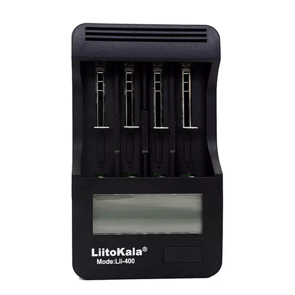 ของแท้จัดหา Liitokala 4ช่องชาร์จเร็ว Lii-400เหมาะสำหรับเซลล์แบตเตอรี่ Li-Ion และ Ni-MH/Cd