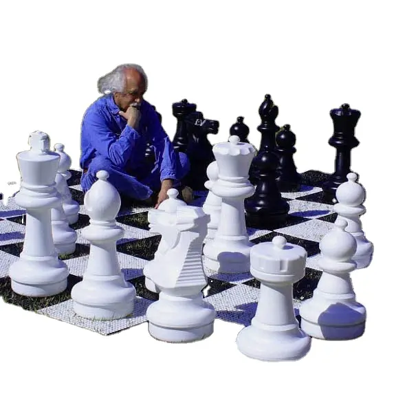 Шахматный набор megachess для внутреннего дворика, гигантский шахматный набор, фигурки для сада
