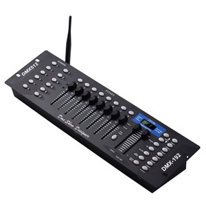Wireless <strong>DMX512</strong> Light <strong>Controller</strong> Console Panel 2.4G ISM 192CH Programming Function Sound Activated with <strong>LED</strong> Screen Antenna - Product Image 1