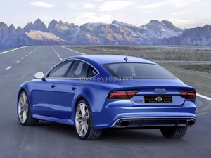Audi A7 için Body gövde kiti 2016-2019 facelift car araba grillws arka dudak ile araba tamponları ön tampon