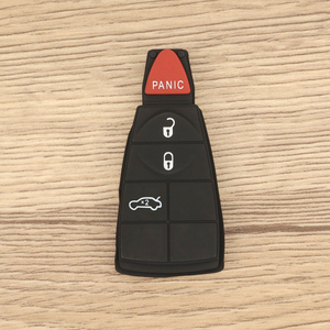 MS 3 + 1 Sedan düğmeleri Chrysler için uzaktan anahtar düğmesi ped/Jeep/Dodge araba kauçuk silikon yedek akıllı anahtar vaka onarım deri - Product Image 6