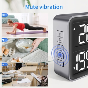 Timer magnetico con funzione di memoria Volume regolabile grande per la cucina in aula giochi di esercizi Timer per bambini e adulti - Product Image 2