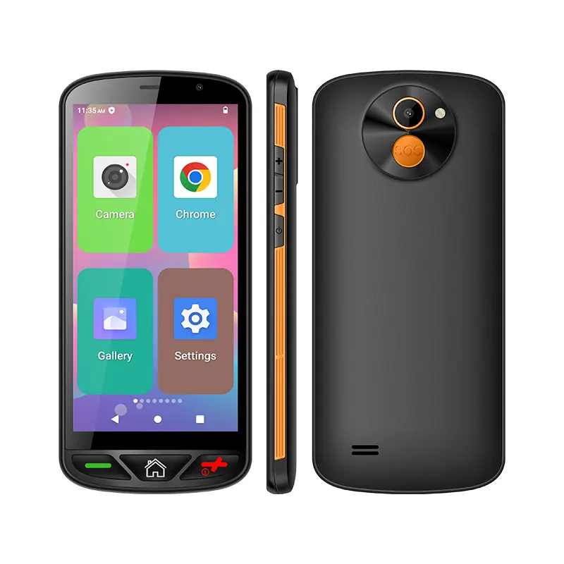 اصنع علامتك التجارية الخاصة K554 OEM 5.5 بوصة الجيل الرابع هاتف محمول اندرويد هاتف ذكي لكبار السن