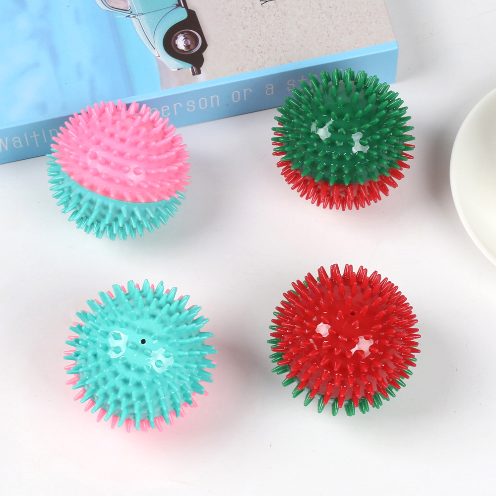 New two-color spiky ball (random color, 60g, 7cm)