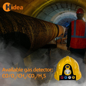 128GB Grabación DE VIDEO 4G/5G WIFI Posicionamiento Casco inteligente con sensor de gas Monitor multigas Luz de casco todo en uno - Product Image 6