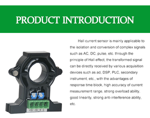 Acrel AHKC-EKAA DC <strong>current</strong> monitoring DC4-20mA split core 20mm diameter <strong>open</strong> <strong>loop</strong> <strong>hall</strong> <strong>effect</strong> <strong>sensor</strong> - Product Image 5