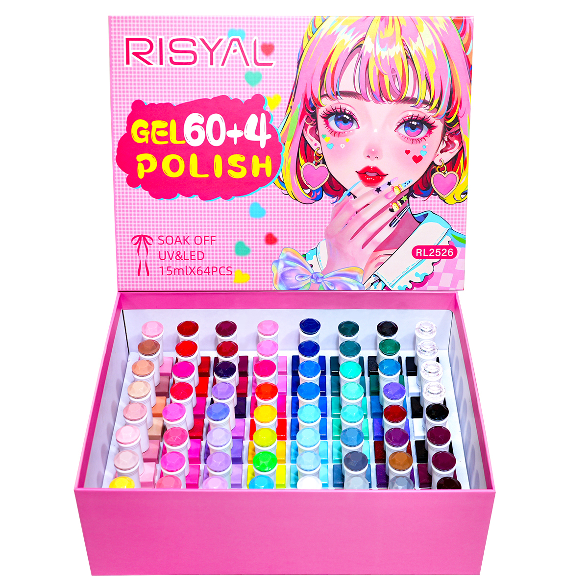60 couleurs + gel 4 fonctions