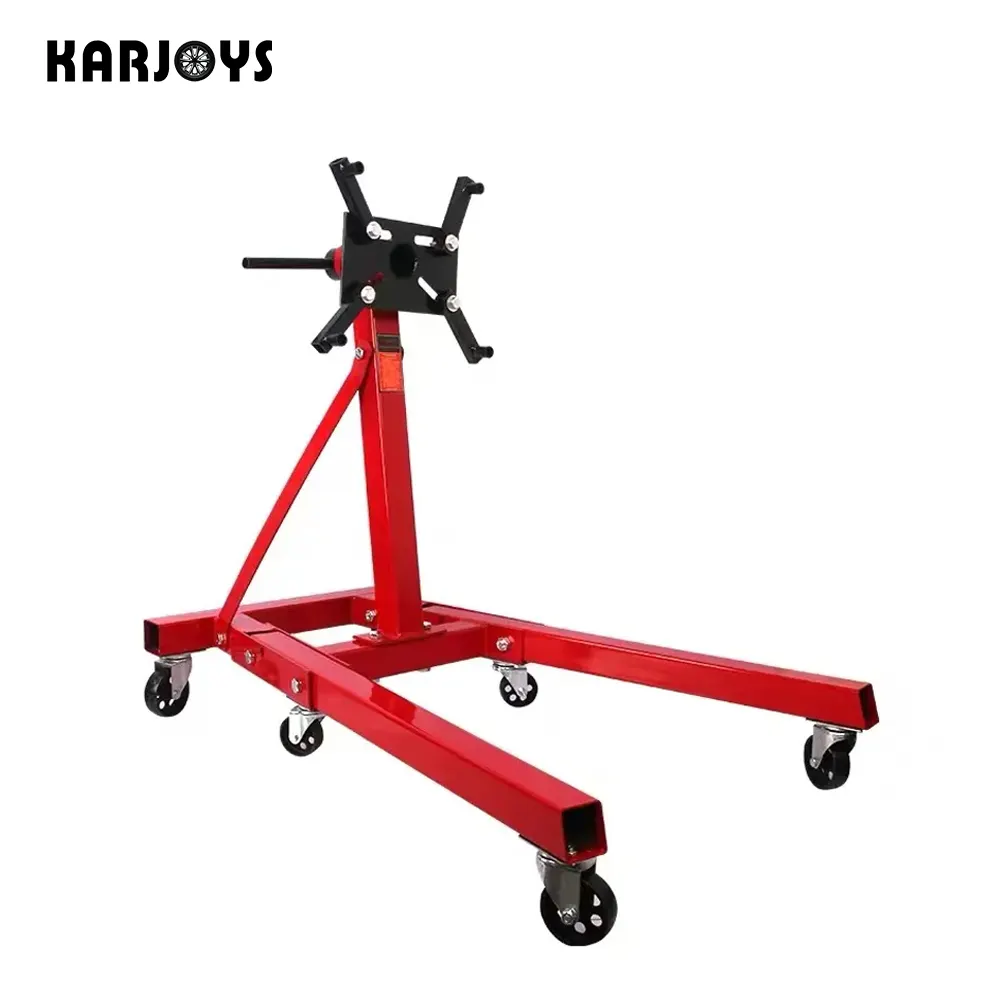 2000lbs Hydraulic Car Engine Stand With Wheel Car Repair Garage Tools Engine Stand