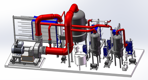 Tiền xử lý + Hệ thống bay hơi mvr cho Natri clorua, nước thải Muối Natri sunfat cao - Product Image 2