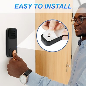 Nuevo timbre de puerta de voz de Audio bidireccional alimentado por batería de baja potencia, teléfono de puerta de seguridad para el hogar, timbre inalámbrico inteligente, intercomunicador para el hogar - Product Image 3