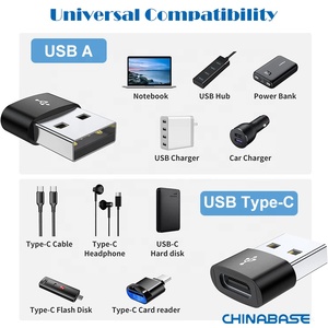 苹果手表苹果手机14 13 12 11三星银河S23 S22 S21的通用串行总线到通用串行总线适配器C型母到公充电器转换器 - Product Image 4