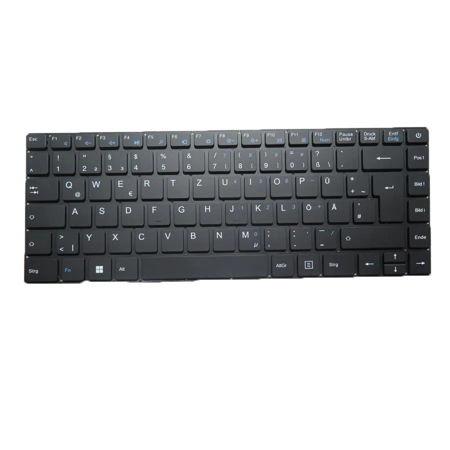 Clavier d'ordinateur portable pour MEDION Nouveau Noir Sans Cadre Sans Rétro-Éclairé GR Allemand MB2904011 PRIDE-K4481