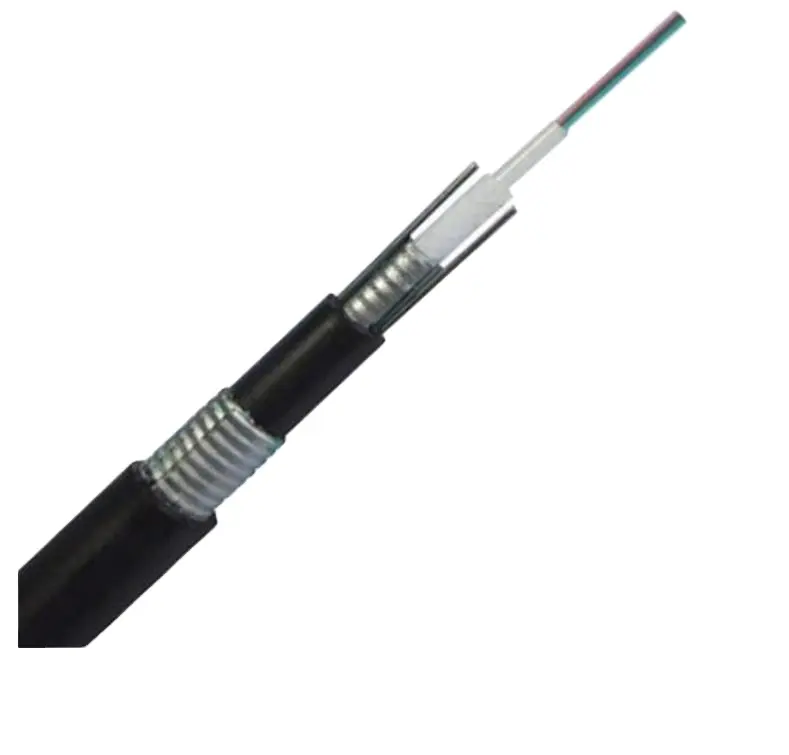 Kabel optik serat penjualan Populer pabrik Gyxtw53 1km Harga GYXTW53 6 12 24 inti jenis kabel optik serat G652D