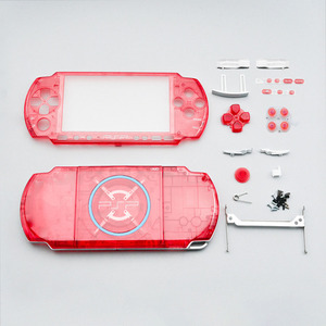 PSP3000 oyun aksesuarları için tam Set kabuk durumda çoklu renkler Psp 3000 için onarım şeffaf kabuk yedek kabuk durumda - Product Image 4