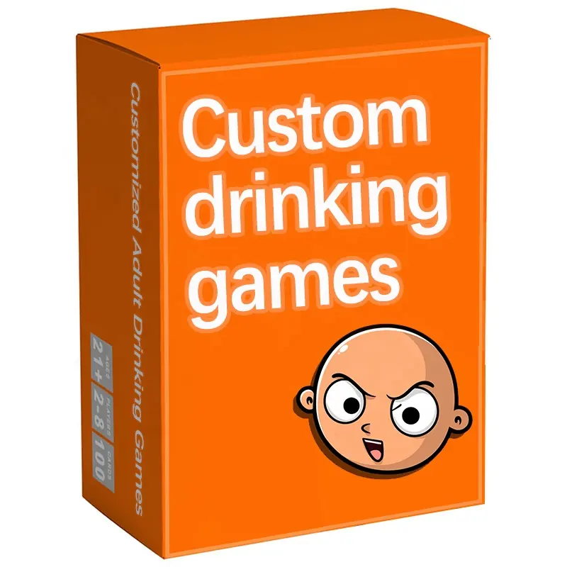Juego de cartas para beber impresión personalizada Do or Drink Juegos de cartas para adultos