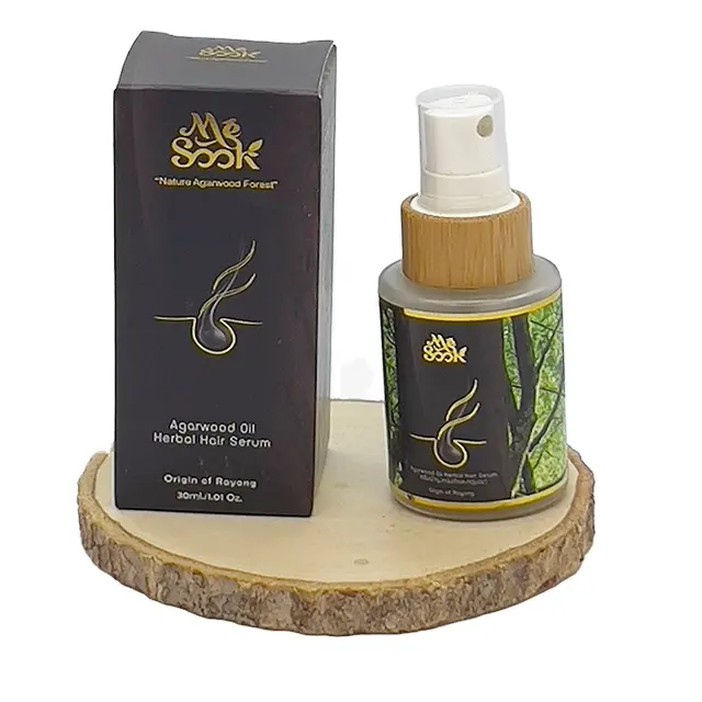 Adequado Para Todos Tipo De Cabelo Agarwood Oil Herbal Hair Serum Qualidade Premium Da Tailândia Tamanho 30 ML Atacado Da Tailândia