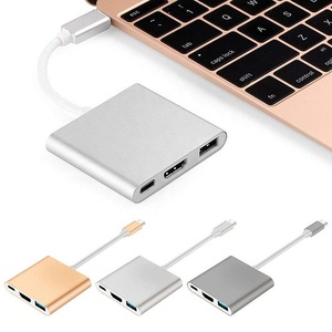 <strong>Computer</strong> <strong>Networking</strong> 3 in 1 USB C Hubs USB C to 4K HD MI, USB C, USB 3.0 - Product Image 3