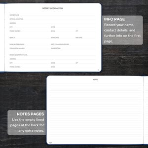 Quaderno di stampa personalizzato quaderno di registro quaderno di diario notarile per atti notariali e Record - Product Image 5
