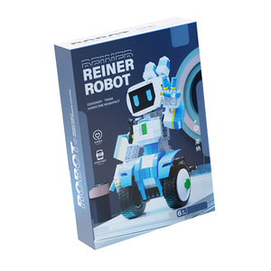 売れ筋DIY RCロボットコンパニオンロボット青とピンク-アプリバージョンリモート電話制御アプリ子供向けの初期のインテリジェントゲーム - Product Image 6