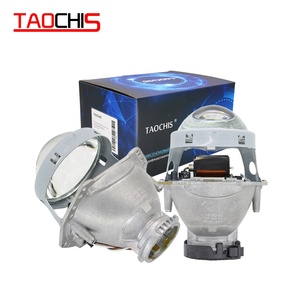 TAOCHIS 2 件汽车前灯 3.0英寸双氙气海拉 3R G5 5 投影机镜头汽车造型改造头灯修改D2s豪华 - Product Image 1