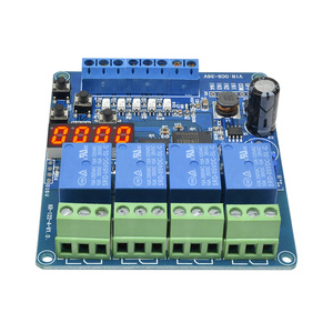 Módulo de Control de relé multifunción de 4 canales, con optoacoplador, relé de indicador de potencia, pantalla Digital LED, CC de 8 -36V - Product Image 2