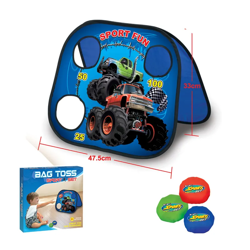 Popular ocio personalizado caja de Color juguetes de jardín de infantes educativo Mini Bean Bag juego de lanzamiento al aire libre con bolsa de arena