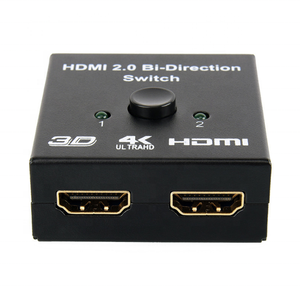 Interruptor bidireccional de 2 vías, HDMI, OEM, 4K, Ultra HD, 30hz, 2 entradas, 1 salida, 2x1 AB, conversión inteligente bidireccional, divisor de pantalla HD