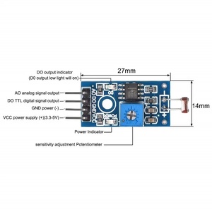 5pcs Photosensitive <strong>Sensor</strong> Module 3.3-5V 4 Pin Photoresistor Light Detection Resistance Module <strong>Photo</strong> Resistor - Product Image 5