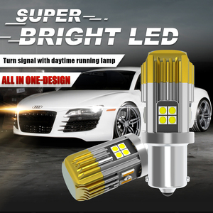 T20 led sinyal lambası Canbus 1156 3157 7443 pp27 5W W21W 3030 LED ampul 28W Led sinyal lambası SMD yok hata otomatik ampul - Product Image 2