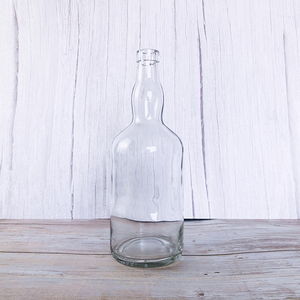 批发玻璃威士忌瓶1升酒瓶威士忌朗姆酒精神 - Product Image 2