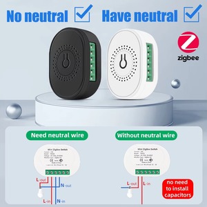 SLS 2-Way <strong>ZigBee</strong> Smart Light Switch <strong>Module</strong> Energy Monitor for Tuya Remote Control Alexa Google Voice for Smart Home Automation - Product Image 2