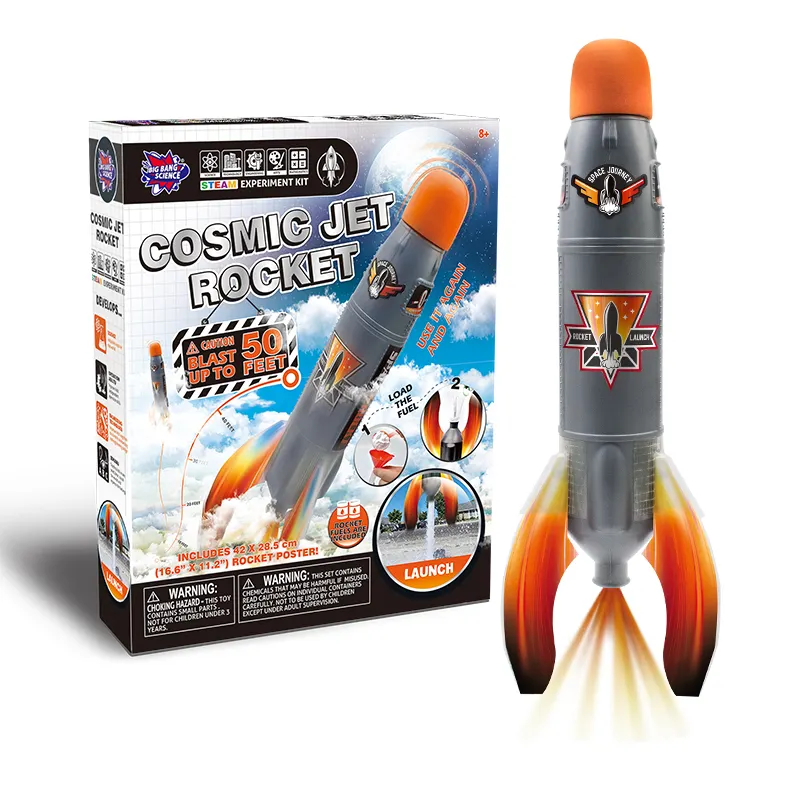 New Arrival Hot & phổ biến giáo dục khoa học đồ chơi cho trẻ em Vũ Trụ máy bay phản lực tên lửa