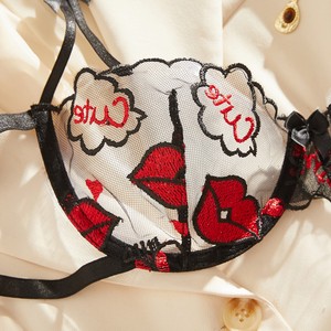 Женское эротическое нижнее белье с вышивкой - Product Image 4