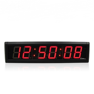 [Ganxin] 2,3 Zoll 6-stelliges 7-Segment, NTP PoE-Wanduhr, digitaler LED-Countdown-Timer