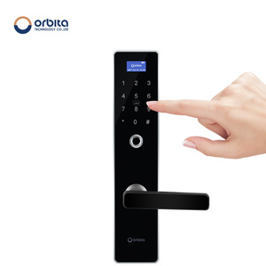 Digital Code Türschloss Wasserdichtes schwarzes elektronisches elektronisches Türschloss mit Fernbedienung - Product Image 2