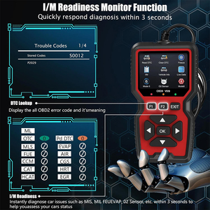V519 lansmanı teşhis araçları ile OBD2 tarayıcı TPMS programlama ECU için araç teşhis makinesi araç aletleri