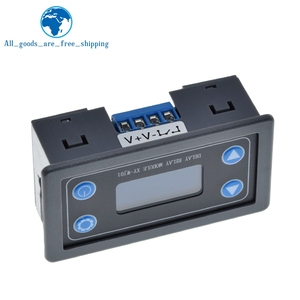 TZT DC12V LED digitale a tempo di ritardo relè modulo programmabile Timer relè interruttore di controllo temporizzazione Trigger ciclo con custodia per interni - Product Image 4